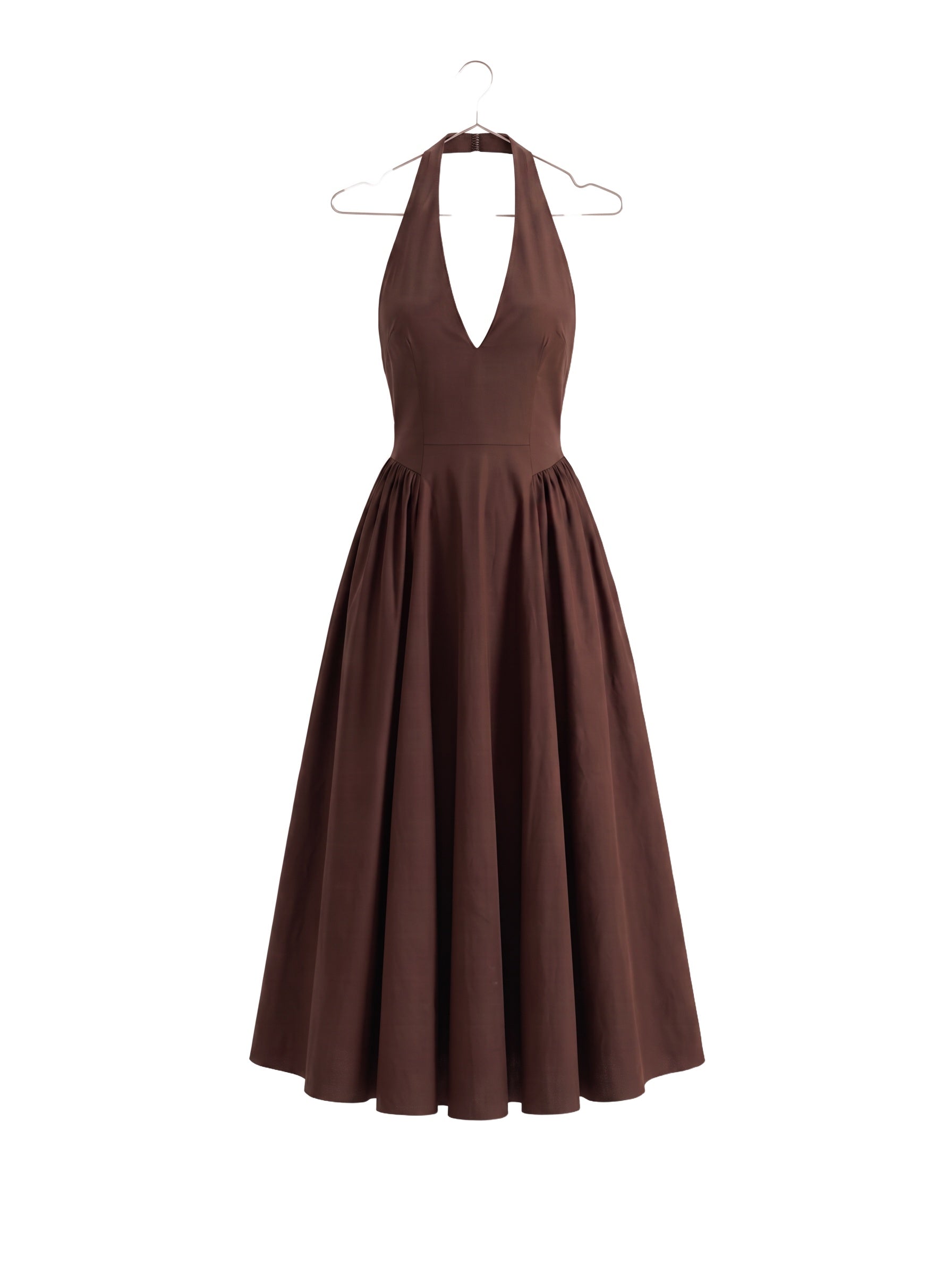 Robe Èze marron fond blanc